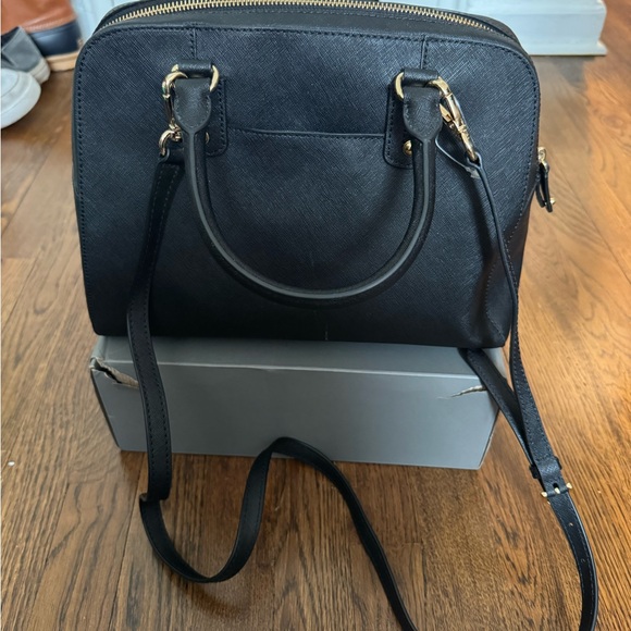 Michael Kors Black Saffiano Leather Satchel - Picture 2 of 4